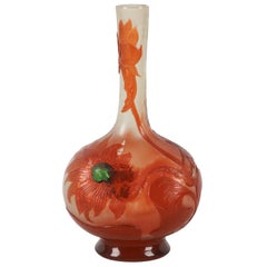 Emile galle Cabochon Art Nouveau Vase