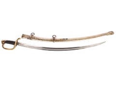 Spada da artiglieria AMES M1840 della Guerra Civile con fodero, 1862