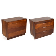 Pair George Nakashima Studio Chests Of Drawers With Documentation