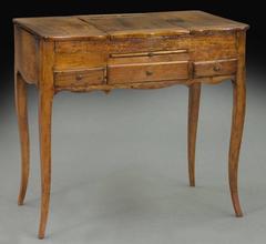 French, 18th Century Fruitwood Ladies Dressing Bedroom Table
