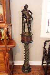 ​Benedetto Boschetti Italian Bronze Sculpture "Faune Di Capitole, " circa 1850