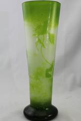 Muller Croismare Wheel Carved and Fire Polished Vase