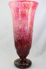 Large French Art Deco Schneider Variegated Vase, circa 1920