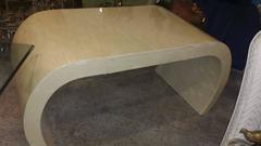 Vintage Colombian Tessellated Stone Desk in the Style of Karl Springer