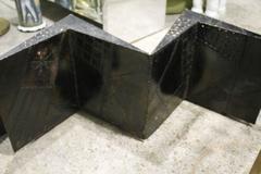 Paul Evans Patchwork Coffee Cocktail Table Zig Zag PE-11 Bronze Directional 1970