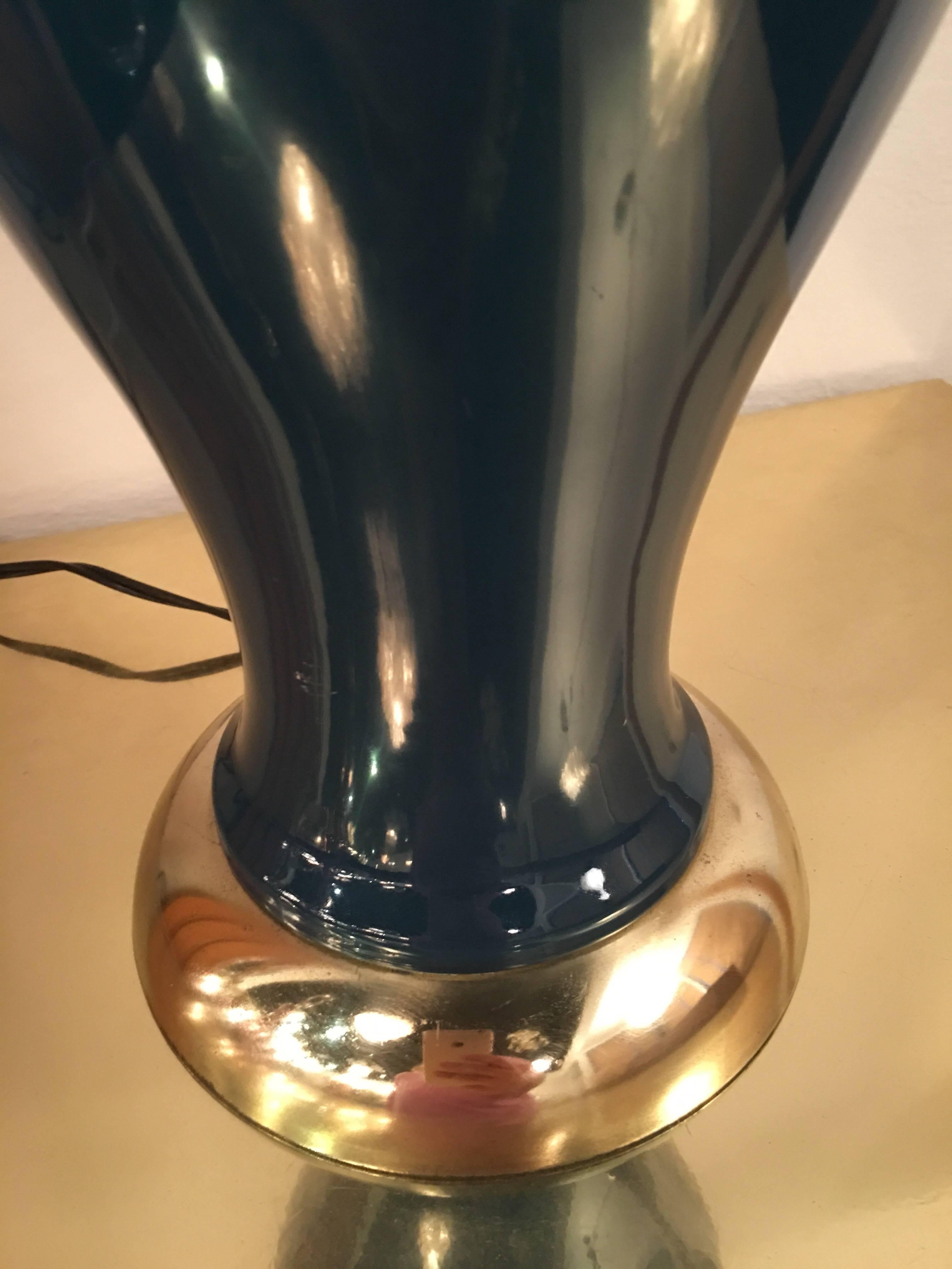 drip glaze table lamp