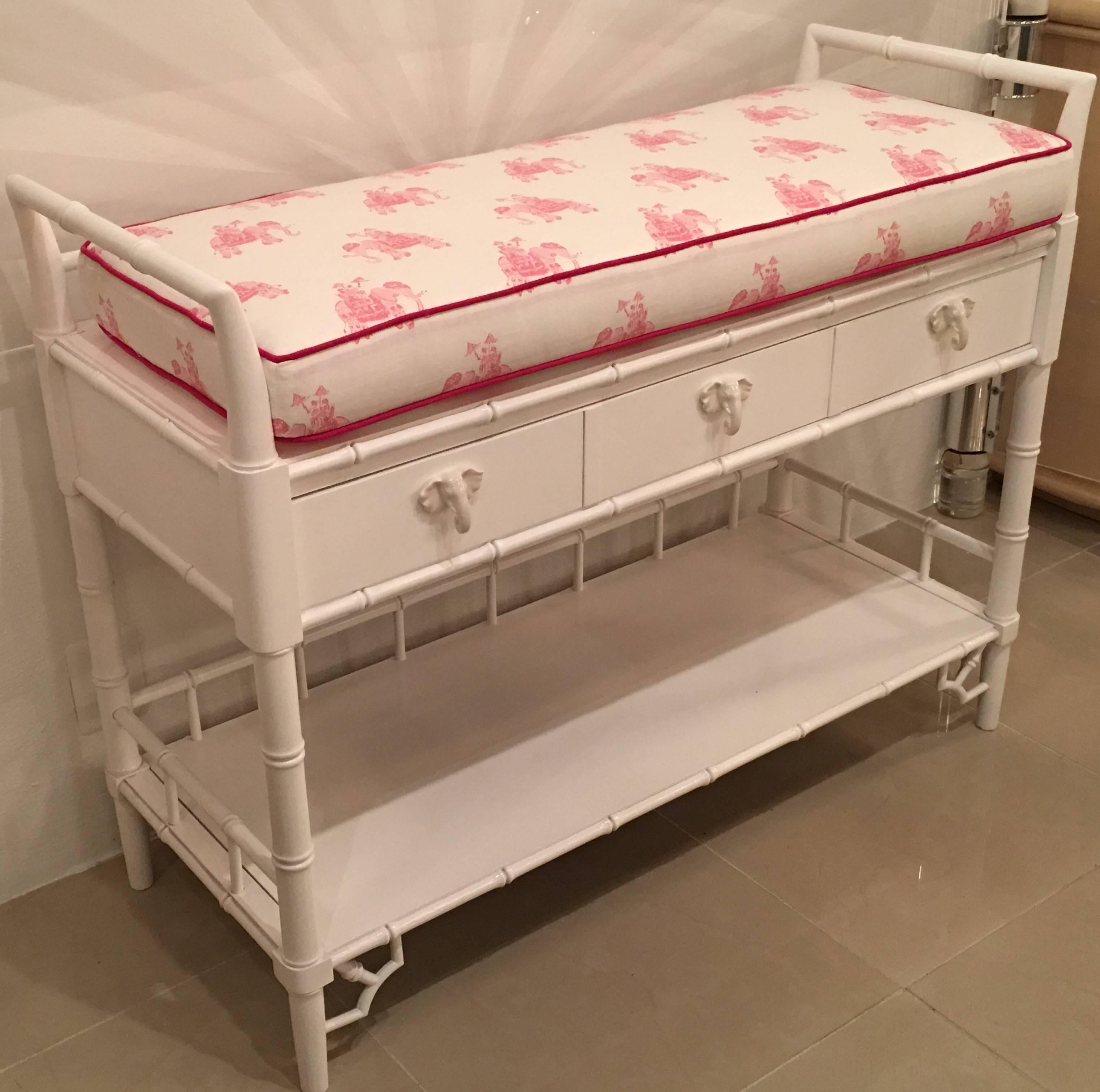 bamboo changing table