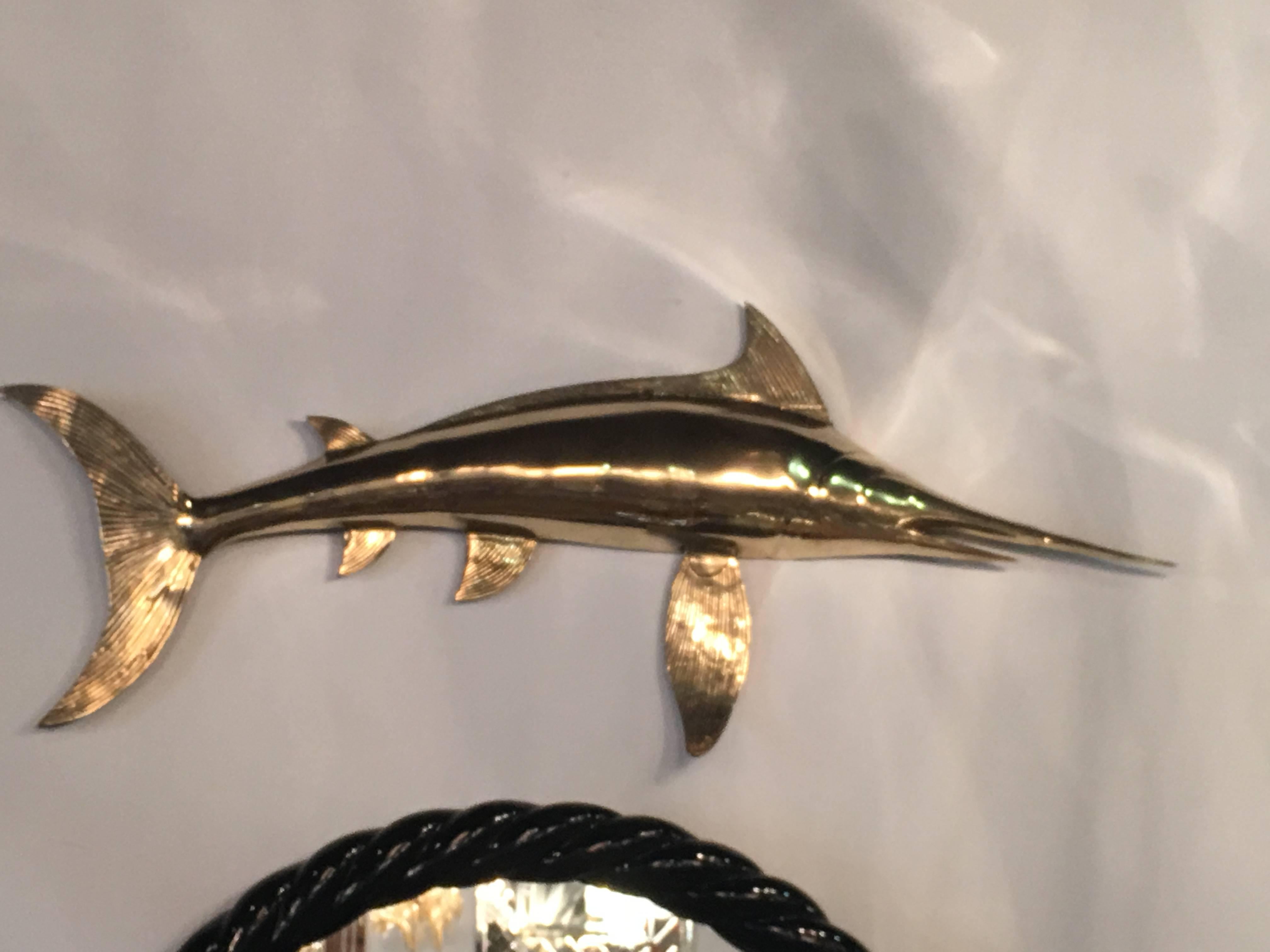 blue marlin wall mount
