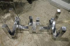 Paul Evans Skyscraper Style Aluminum Vintage Coffee or Cocktail Table