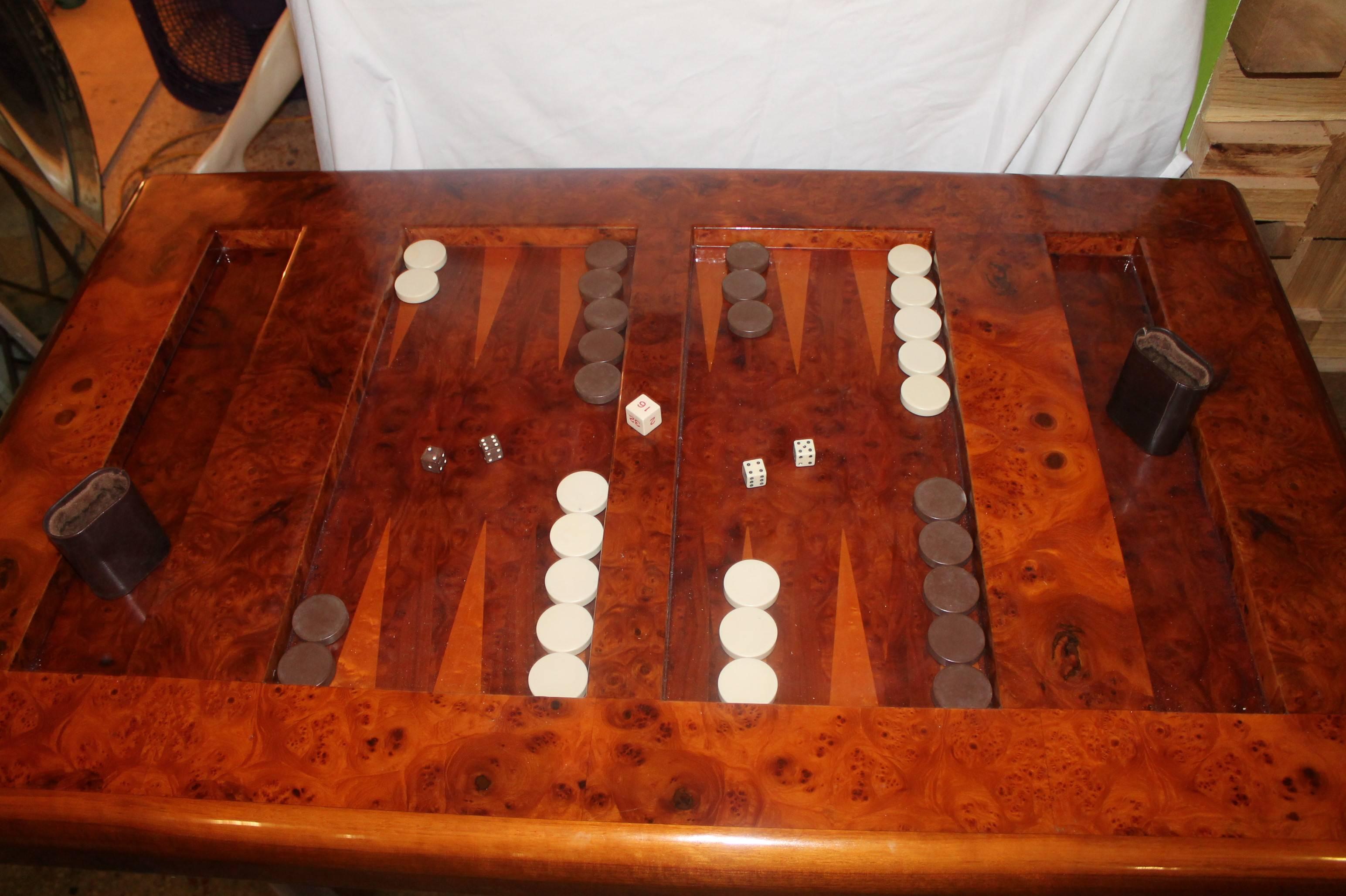 mid century game table