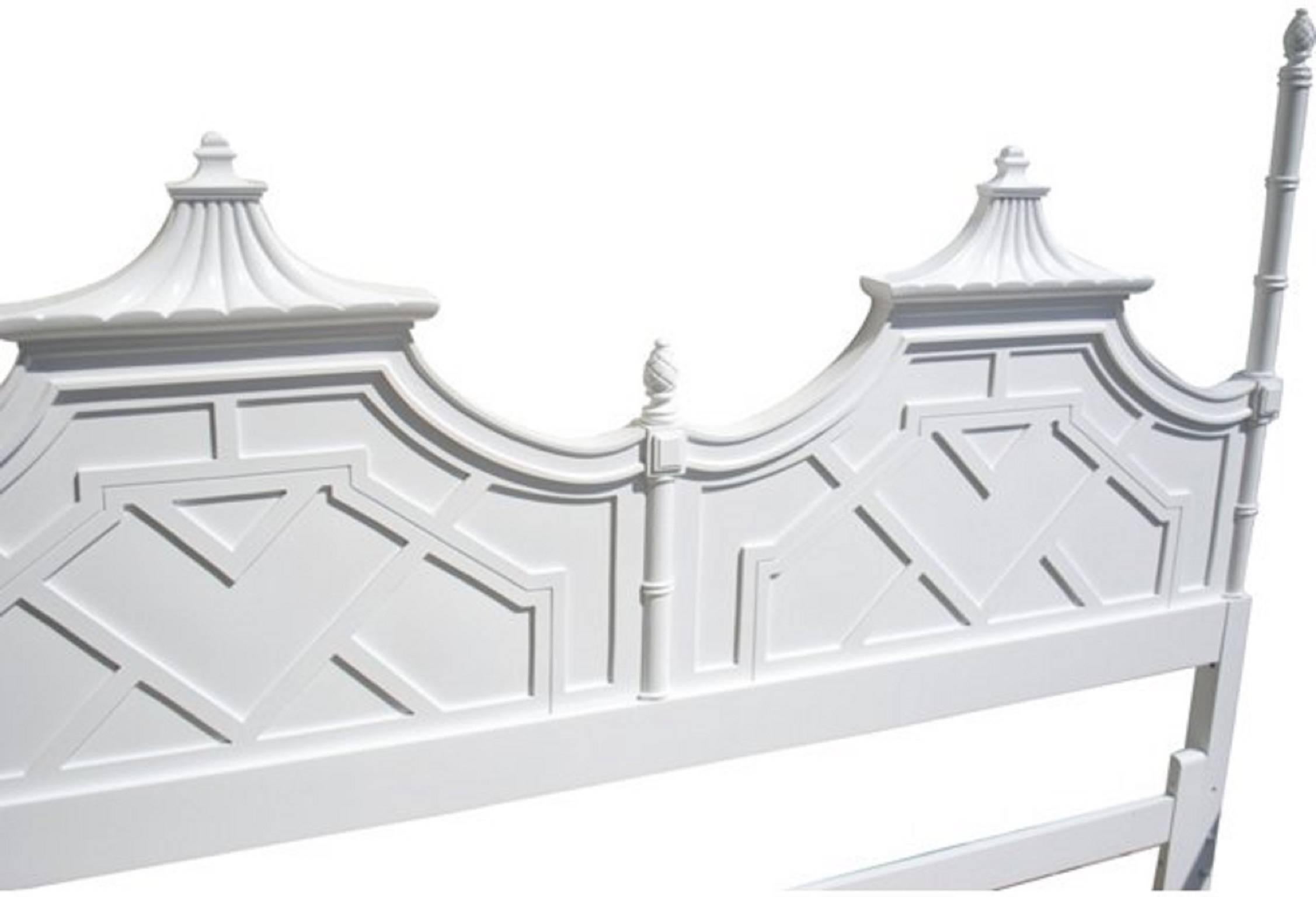 chinese chippendale headboard