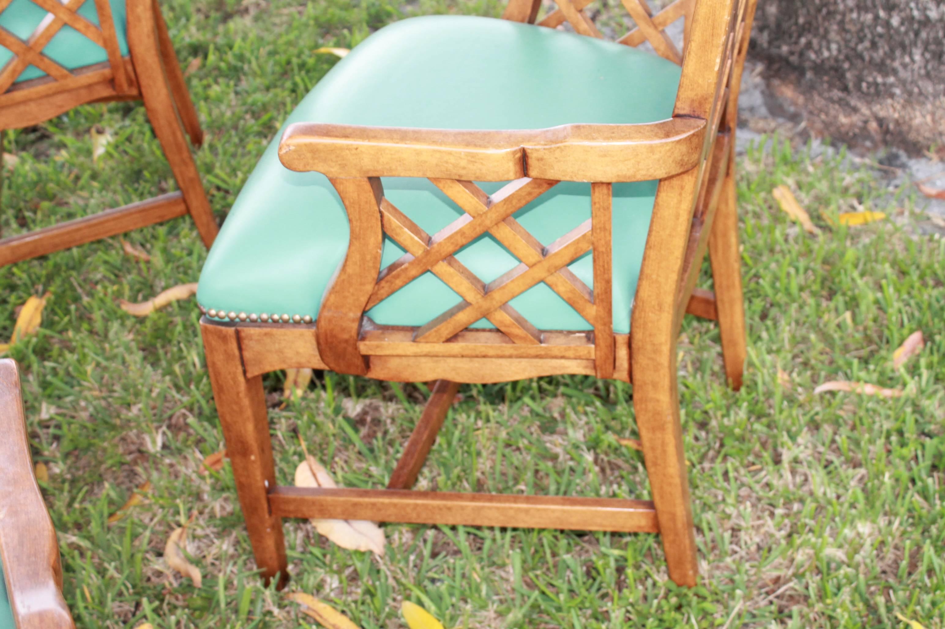 fretwork dining chairs