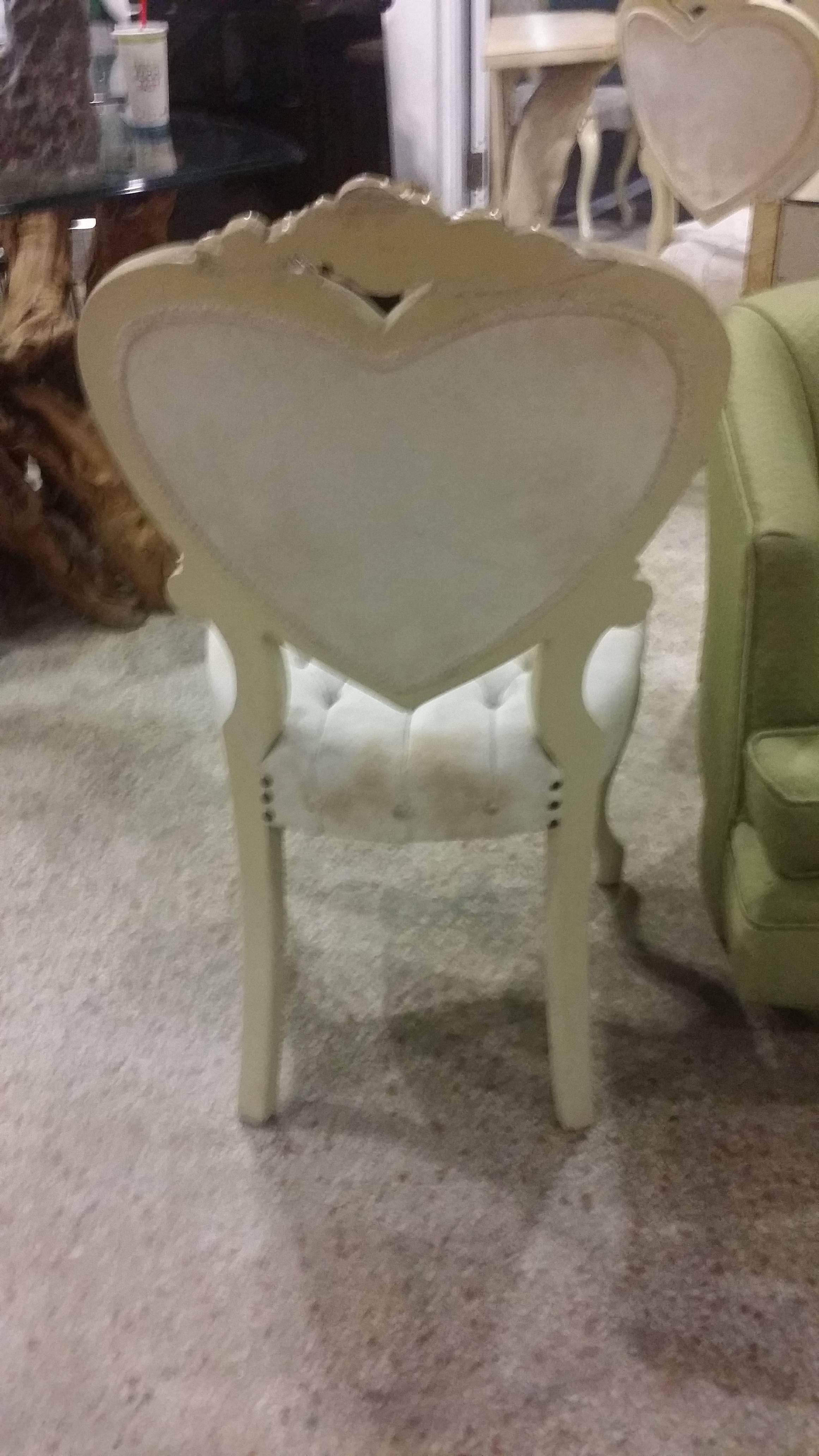 victorian heart chair