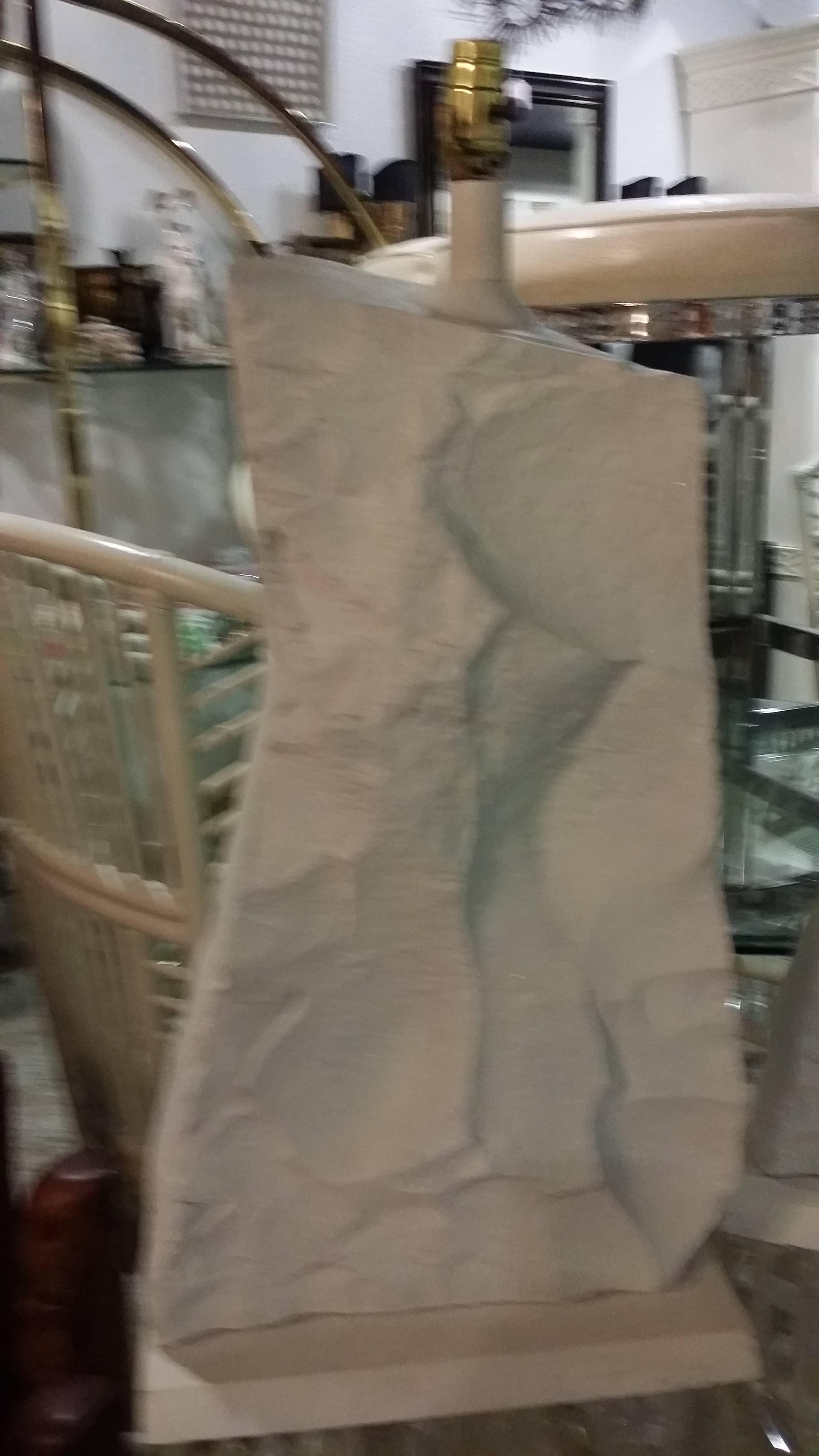 Pierre Paire monumentale de lampes de table de style Sirmos vintage mi-siècle moderne en vente