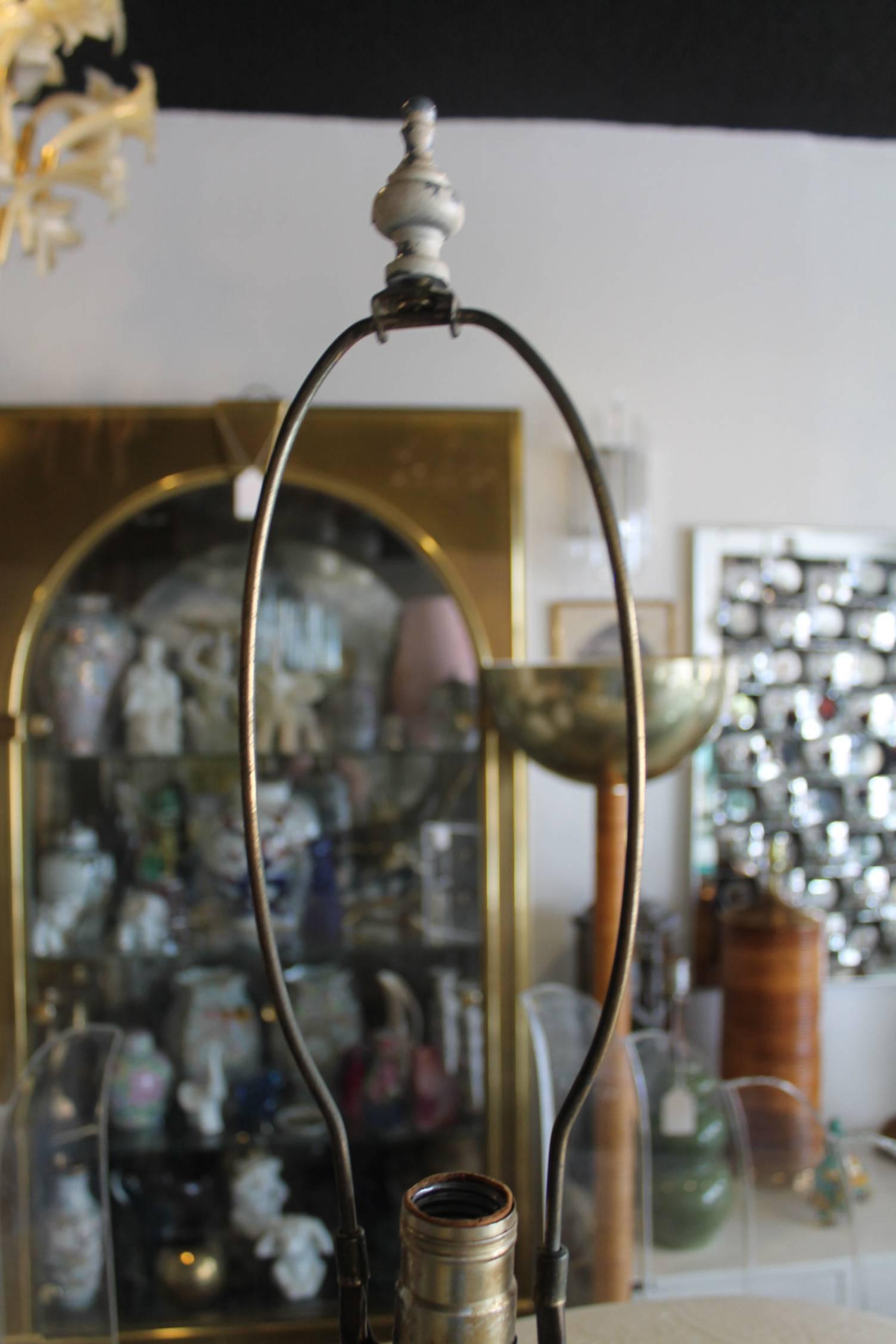 Poteries Lampe de bureau vintage suédoise moderne mi-siècle moderne Marian Zawadsky pour Tilgman Keramik en vente