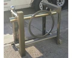 Kaizo Oto Design Institute of America DIA Dining Table Chrome Brass Geometric