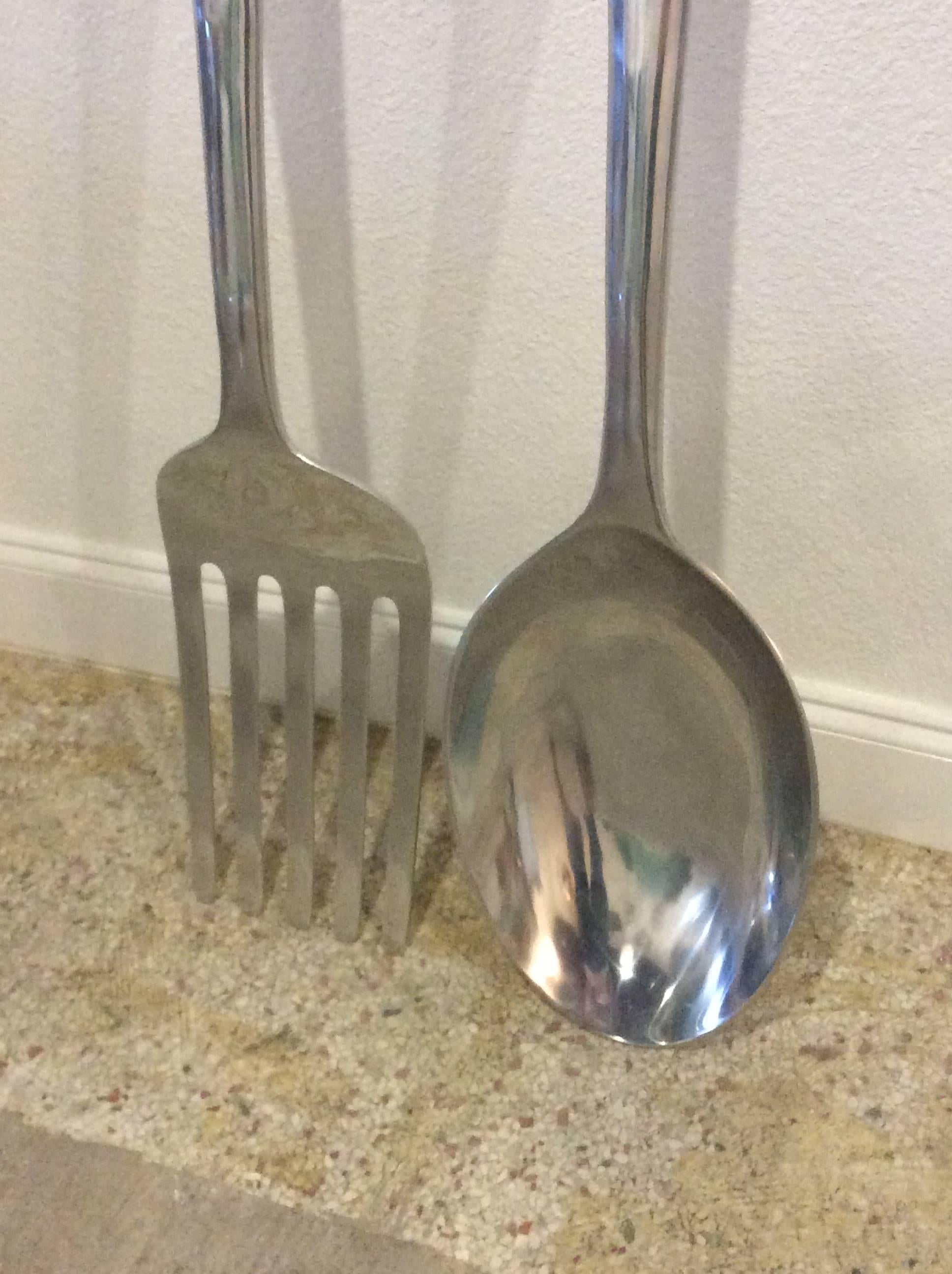 fork spoon wall art