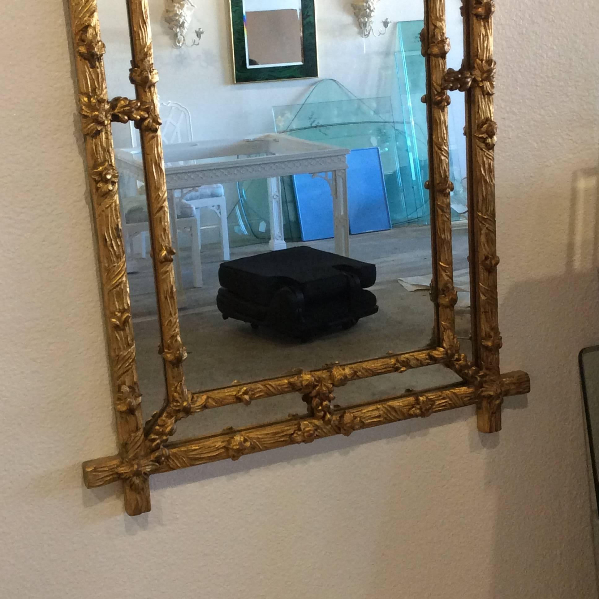 gold vintage mirror