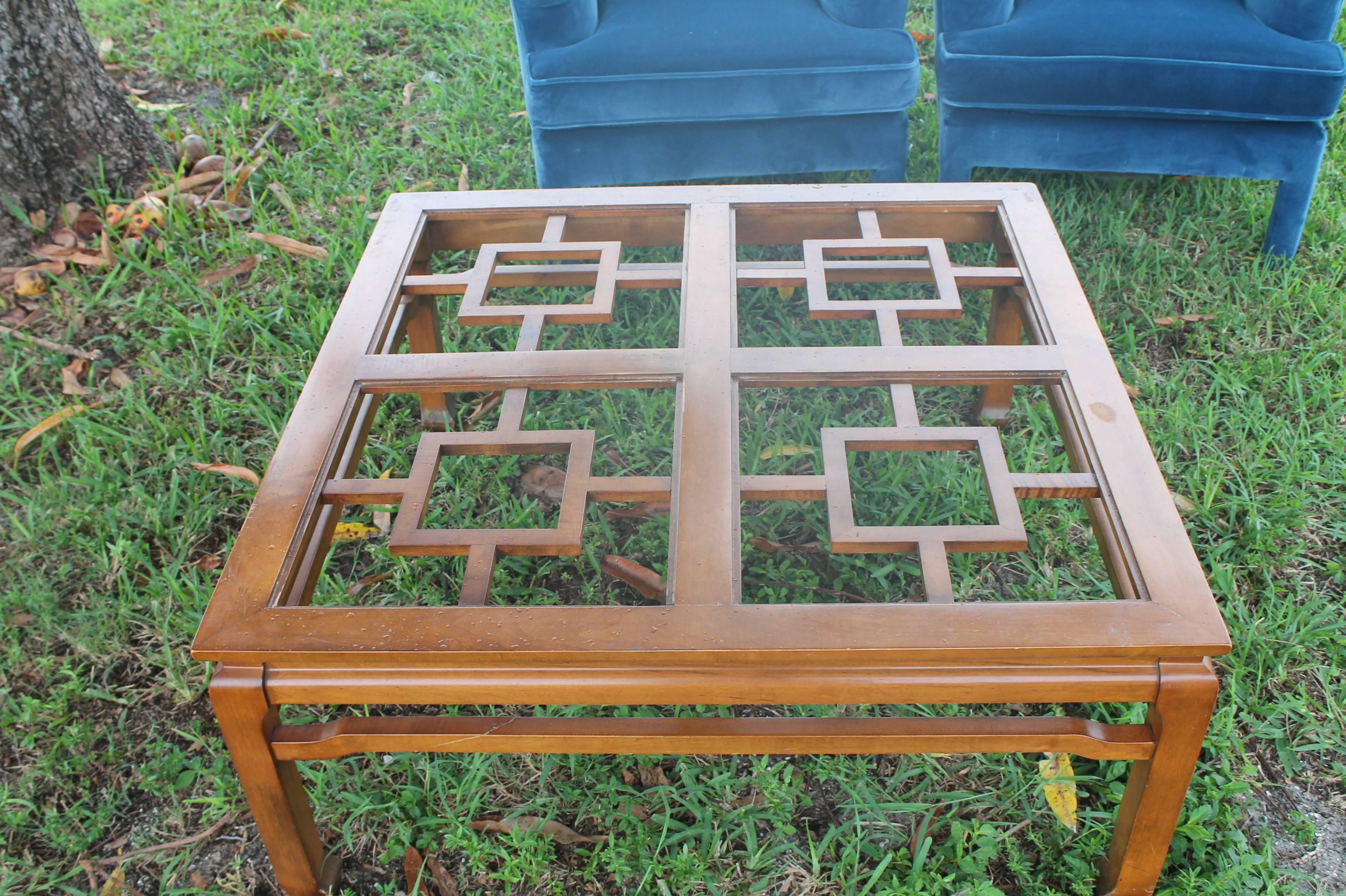 ming coffee table vintage