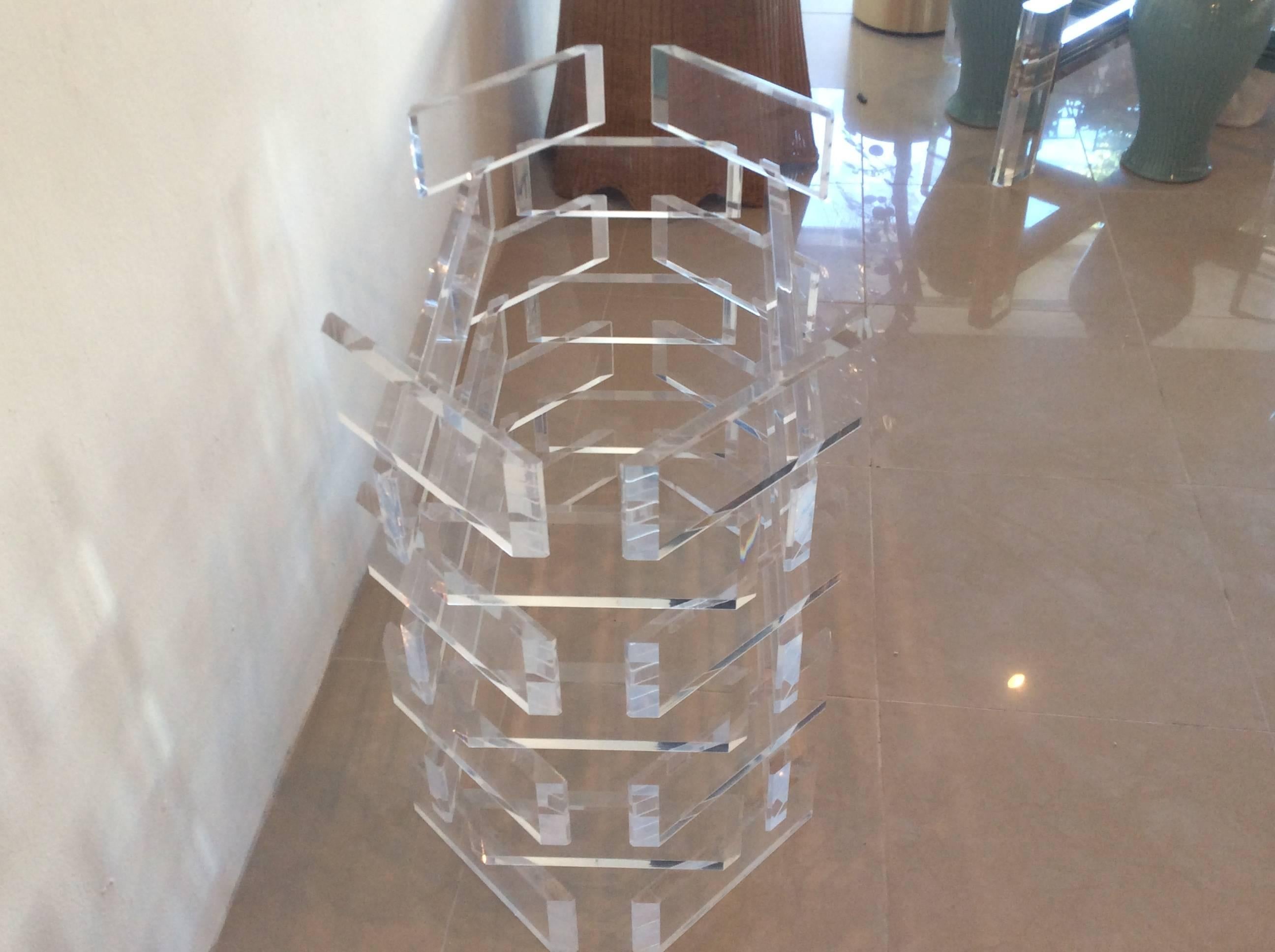 vintage lucite dining table