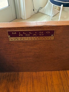 Vintage Baker Milling Road Chest of Drawers Bamboo Pencil Reed Rattan