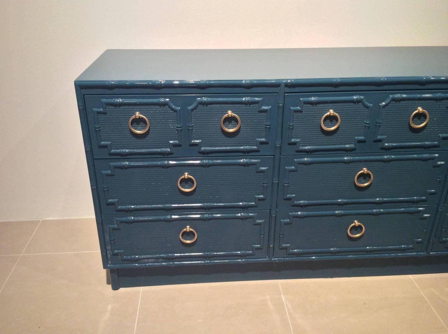 black bamboo dresser