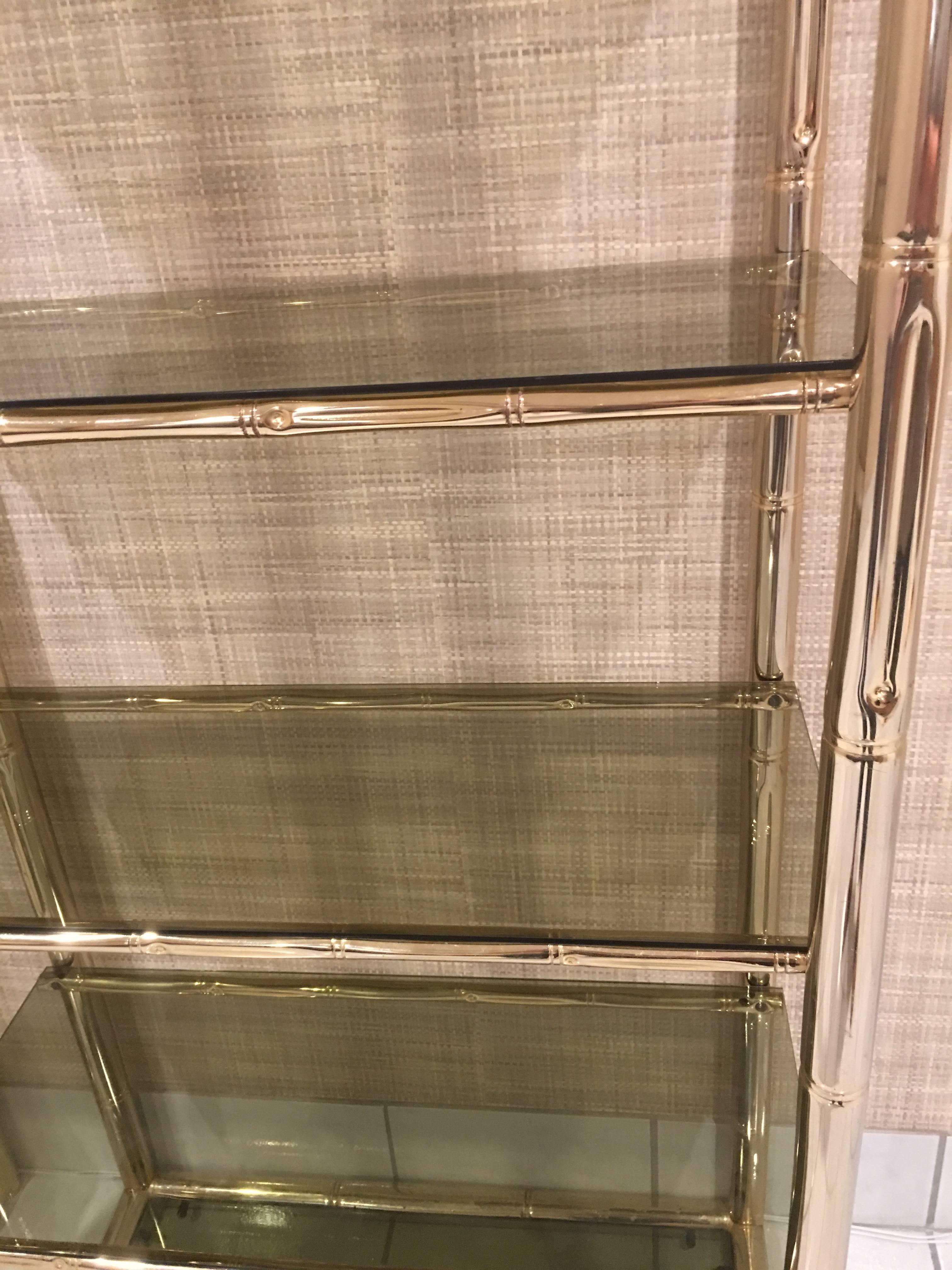 metal display shelves