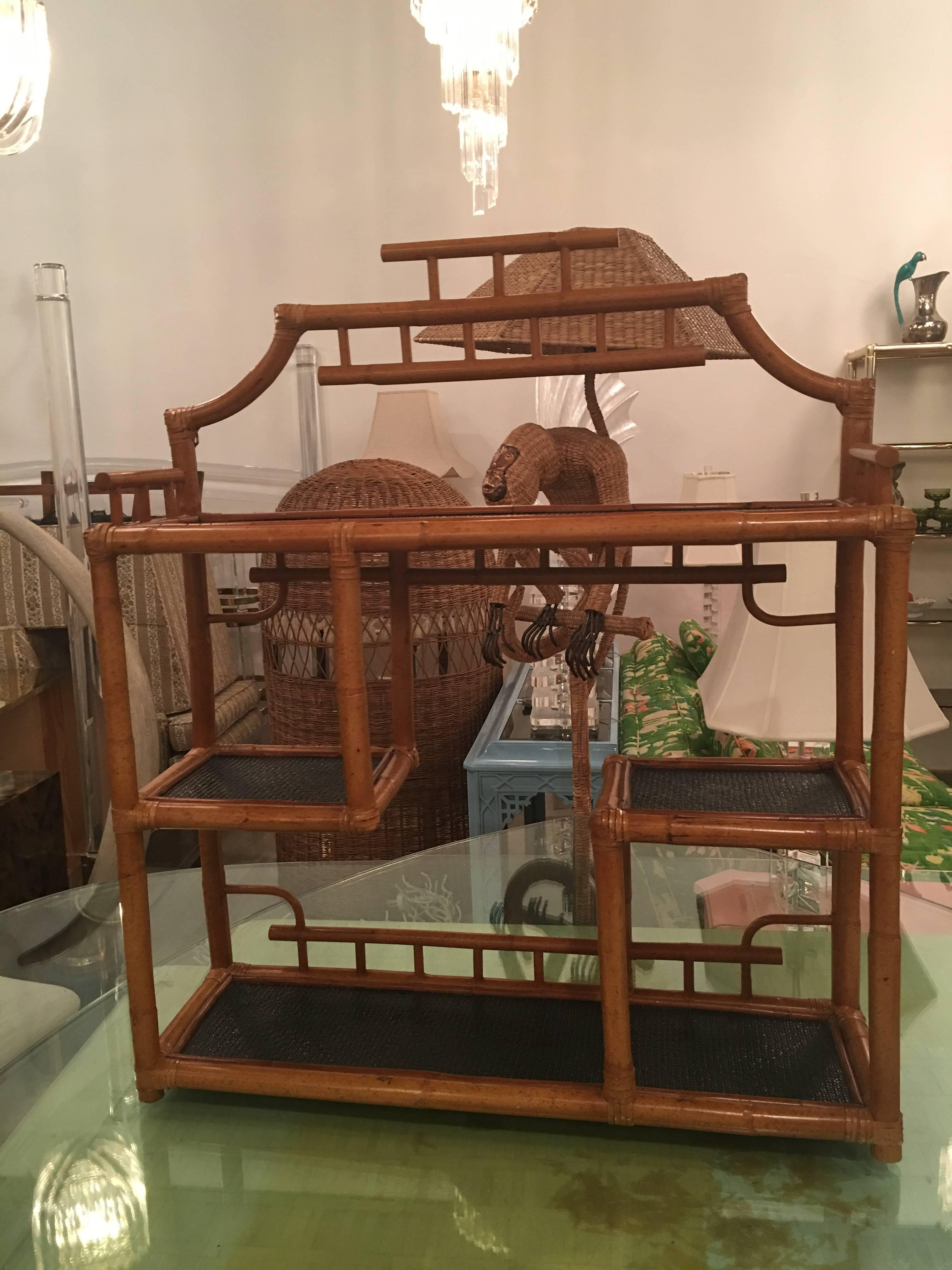 pagoda wall shelf