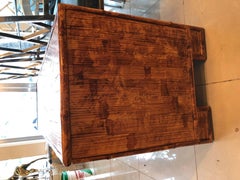 Split Bamboo Reed Credenza Sideboard TV Media Console