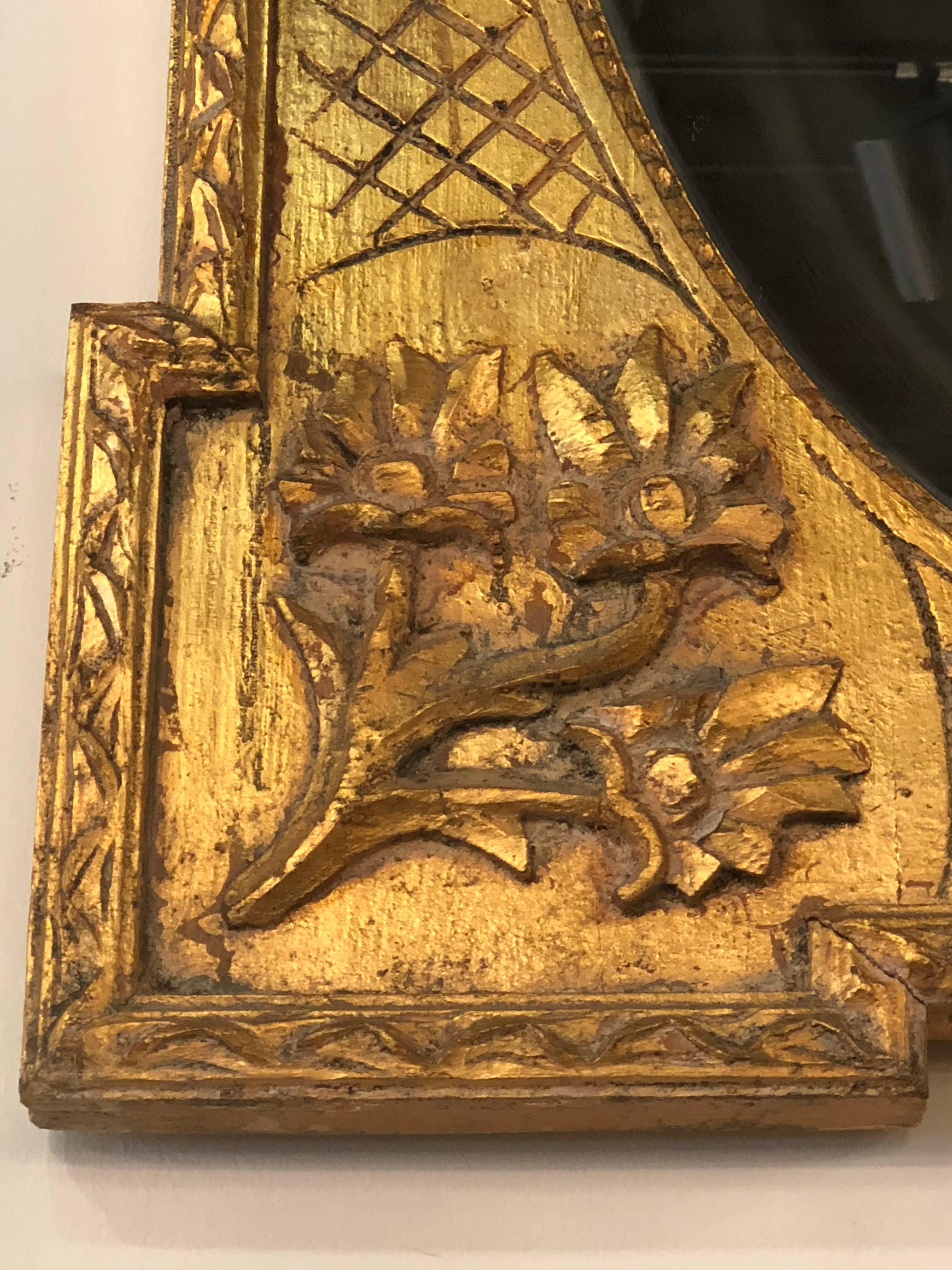 gold ornate mirror