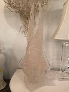 Pink Lucite Vintage Table Lamp Hollywood Regency