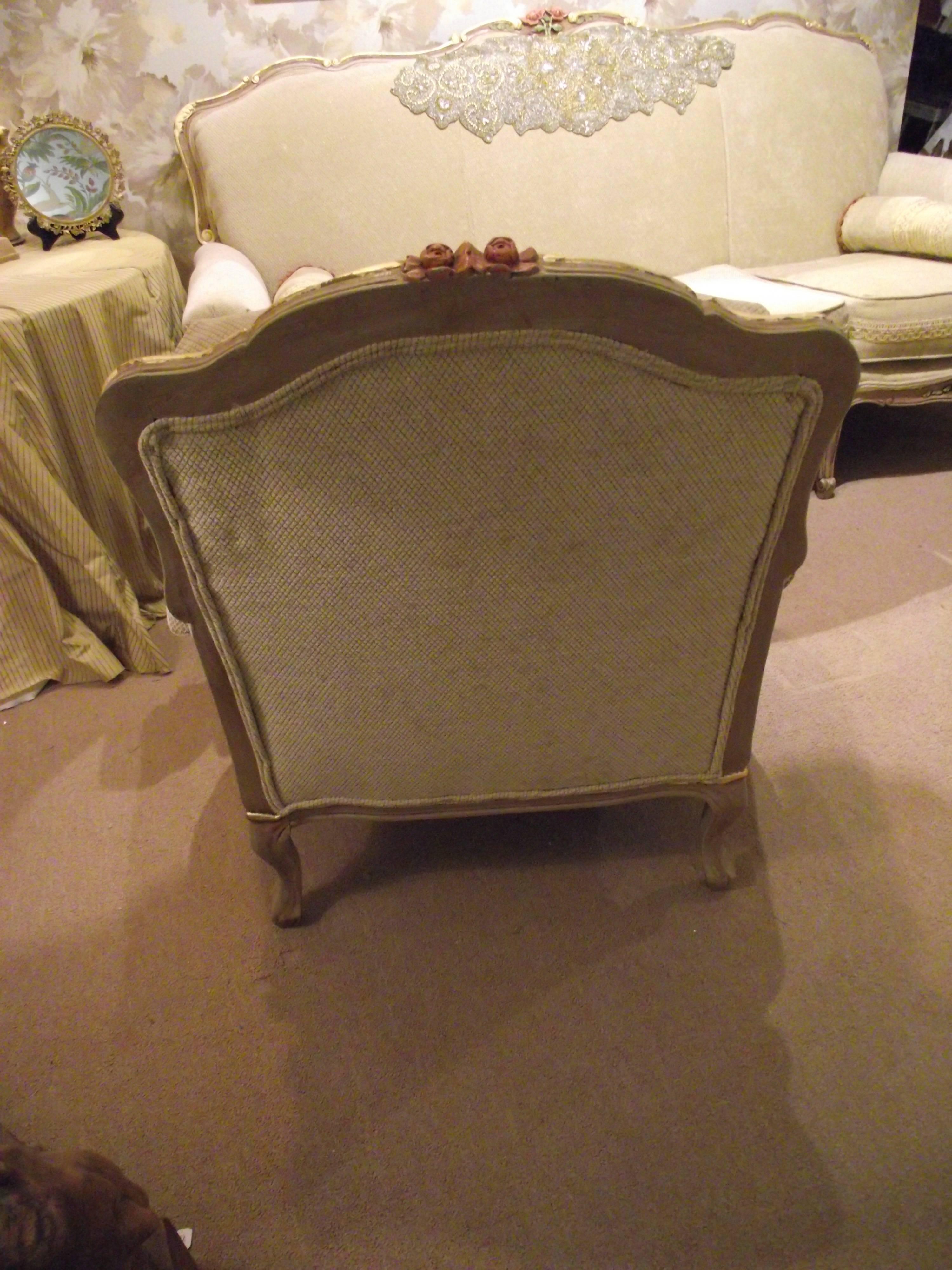 Arm Chair/ Napoleon III, French Style Chair, Original Design For Sale 1
