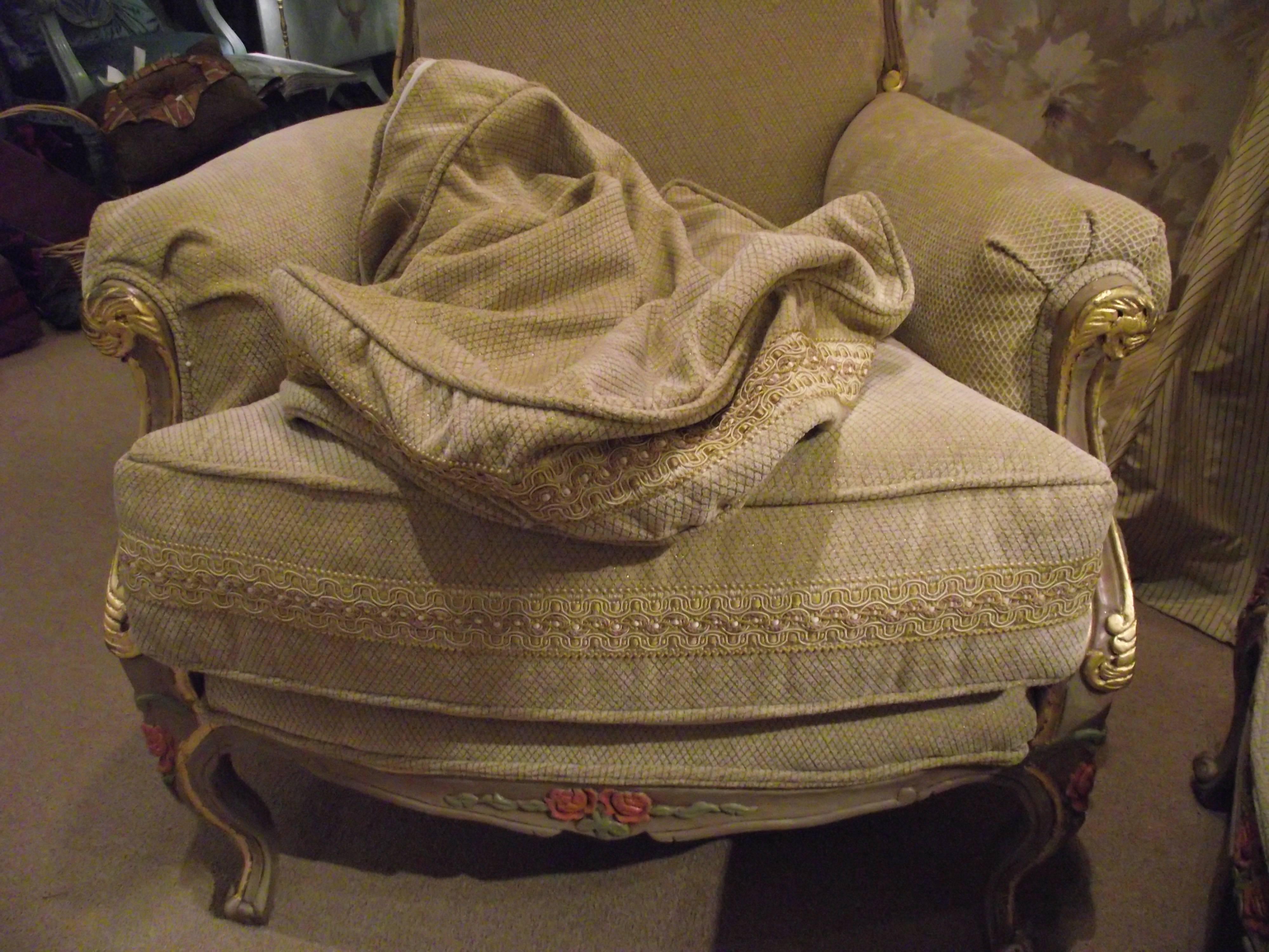 Arm Chair/ Napoleon III, French Style Chair, Original Design For Sale 3