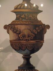 Neoclassic Urn Print in Oil Painting Frame