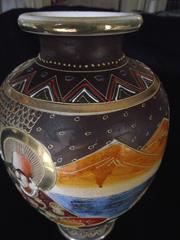 Antique Satsuma Vase, Japanese Vase