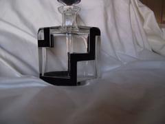 Art Deco Brandy Decanter, Art Deco Decanter with Matching Stopper