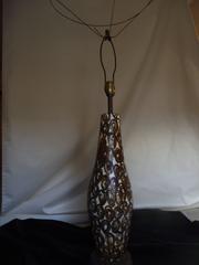 1960s Retro Lamp, Mid-Century Modern Lamp with Ceramic Base