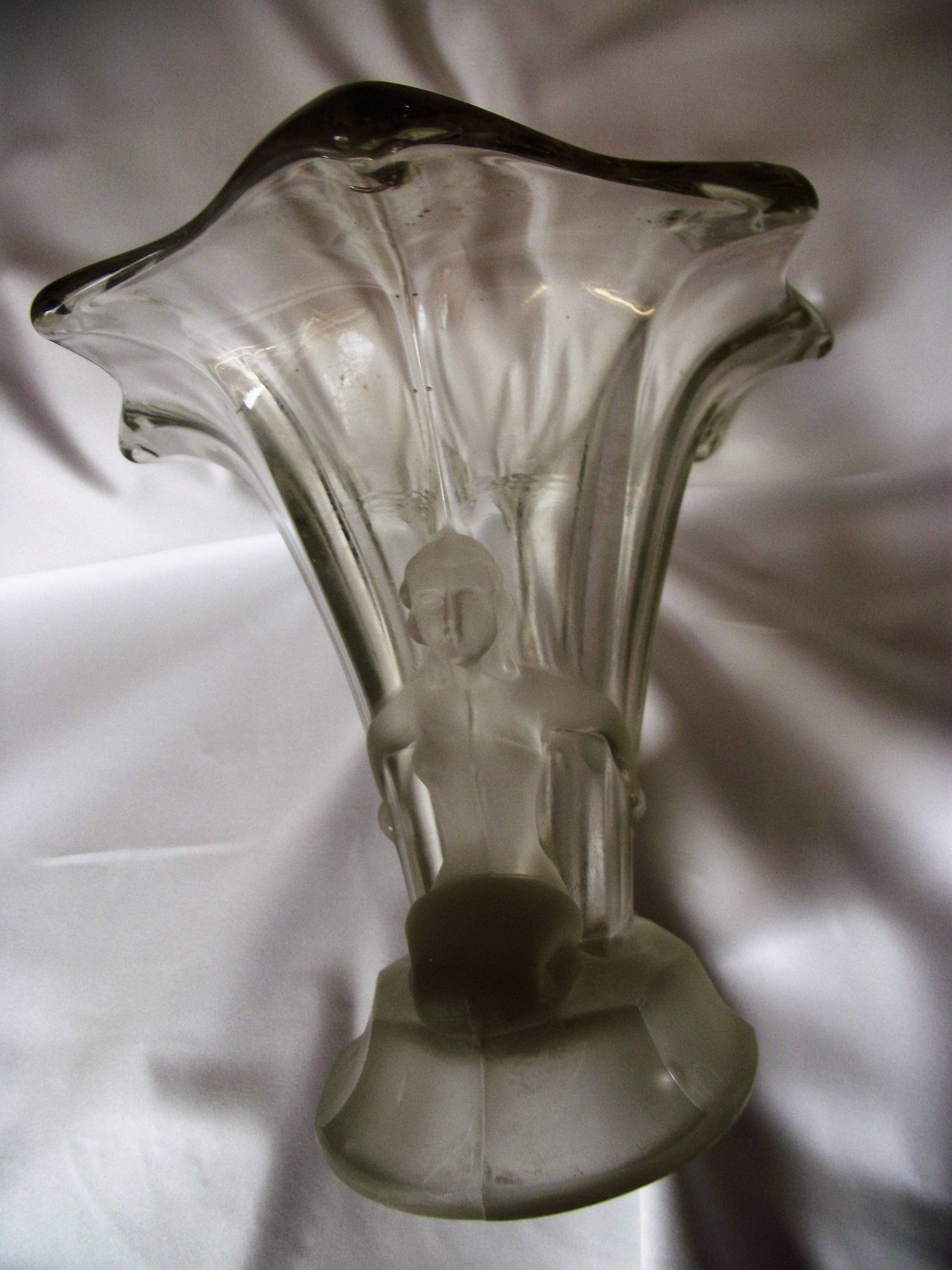 art deco glass vases