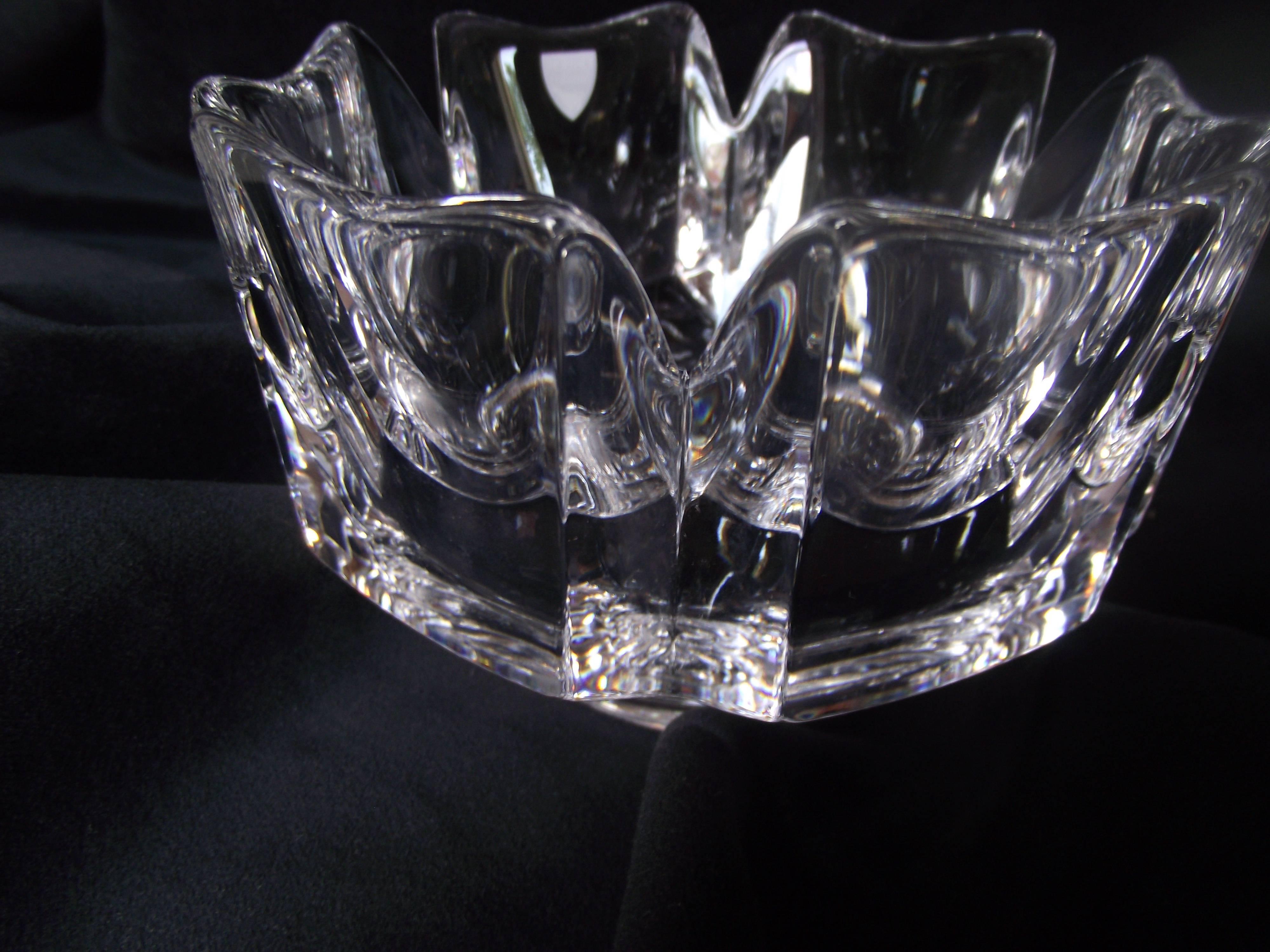 orrefors crystal bowls