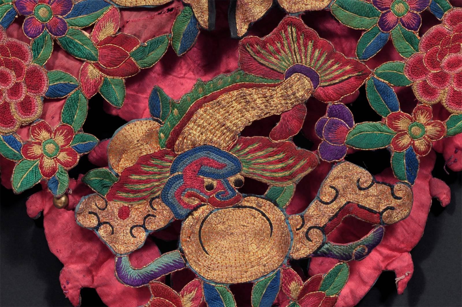 Embroidered Early 20th Century Lady's Festival Collar, China