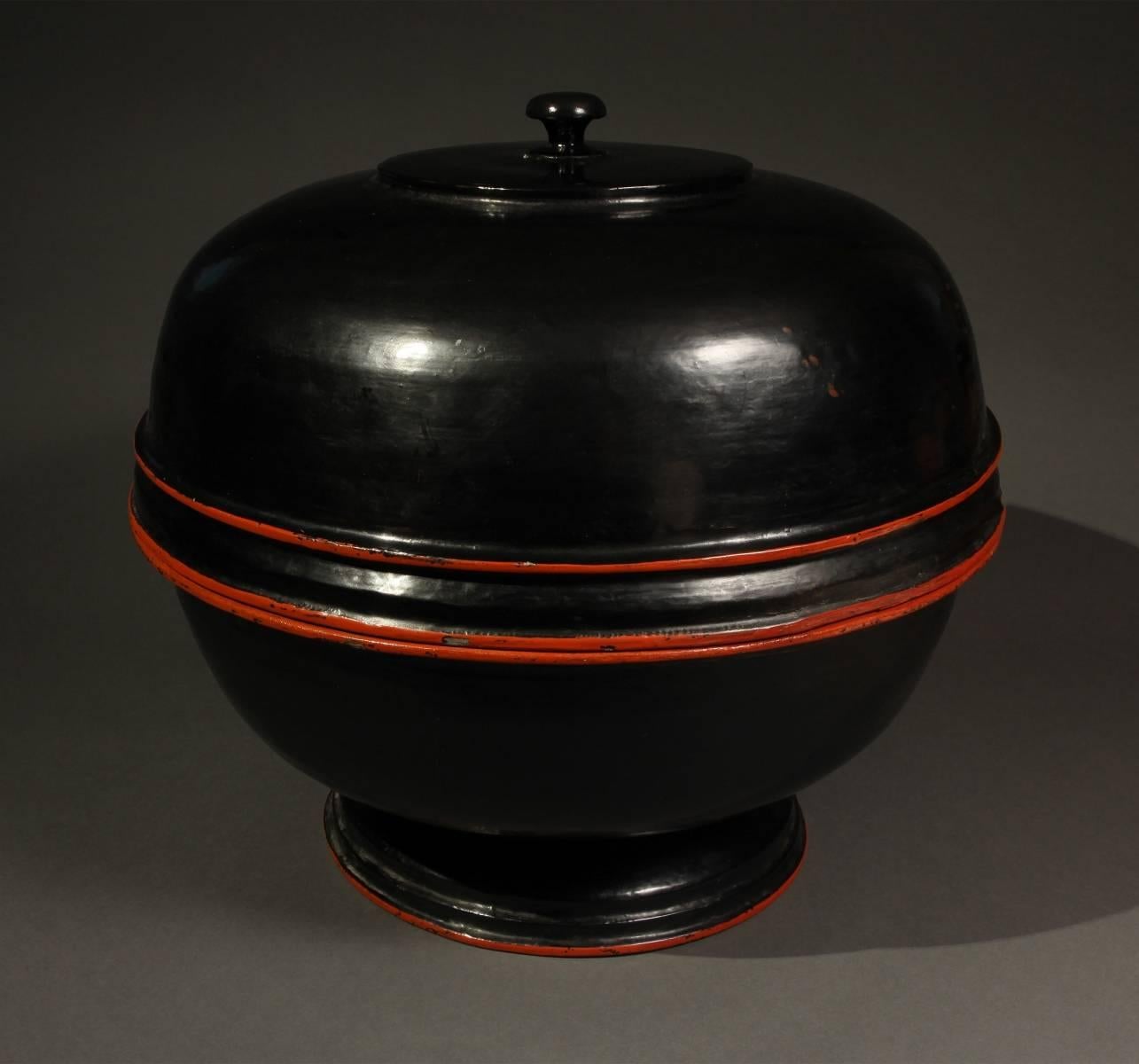 Offered by Vicki Shiba
Late 19th-early 20th century black lacquer tribal offering vessel, Burma

This is an elegant and unusual example of a large black bowl used to carry offerings to temple ceremonies.

 