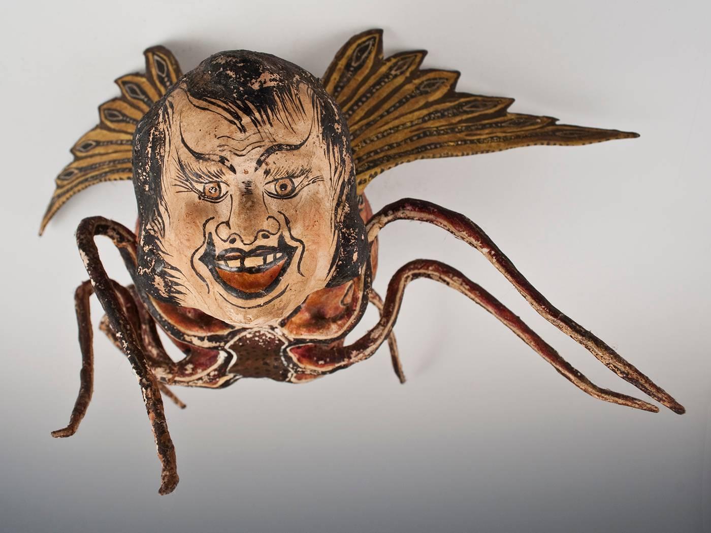 Mexican Mid-Century Spider Papier-Mâché Alebrije, Mexico