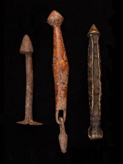Early 20th Century Tribal Phallic Amulets, Burkina Faso