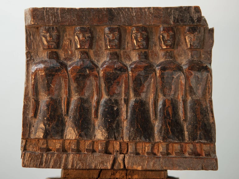 Tribal Hand Carved Lute or Sarangi, the Santal of North India, Mid20th