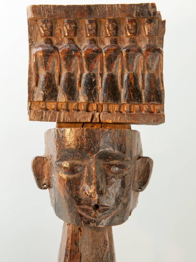 Tribal Hand Carved Lute or Sarangi, the Santal of North India, Mid20th