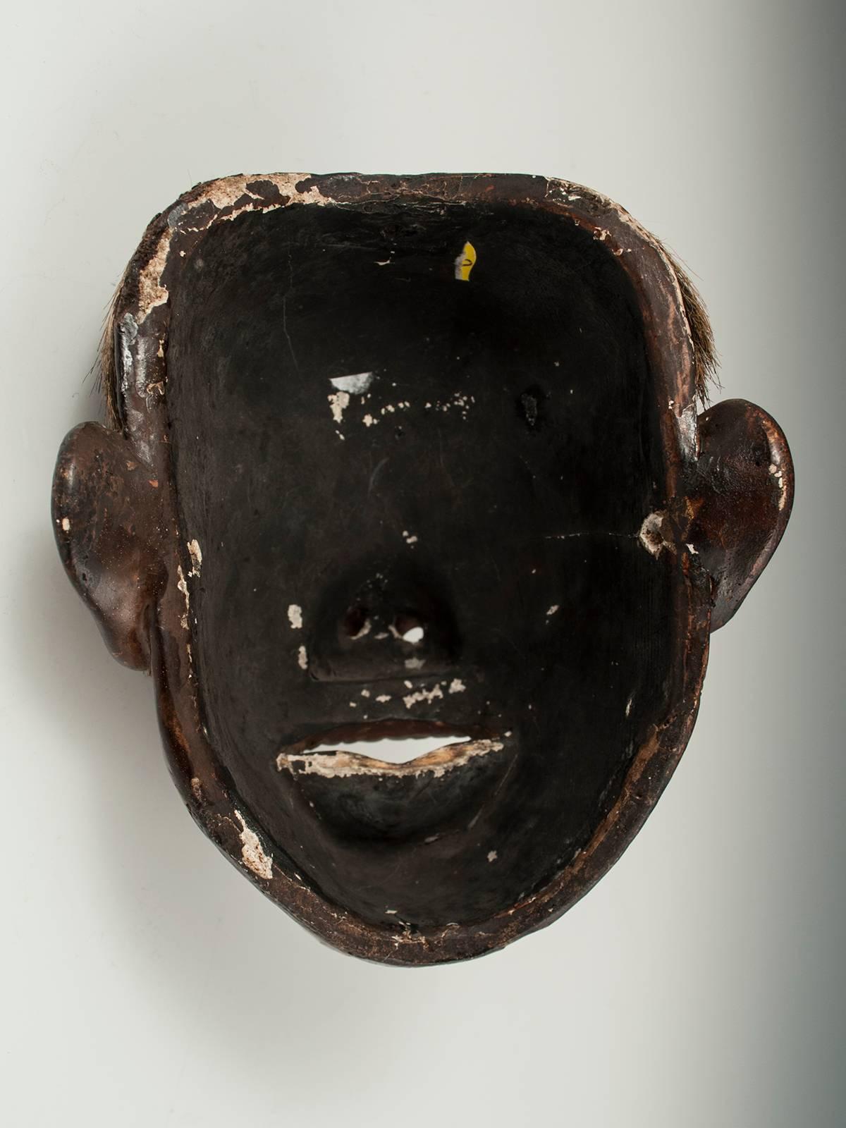 Japanese Iki Ningyo 'Living Doll' Face, Meiji Period, Japan