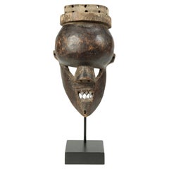 Early Small Salampasu Warrior's Mask, Zaire, Africa, Early 20th Century