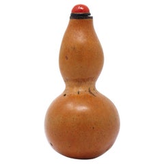 Antique Chinese Natural Double Gourd Snuff Bottle