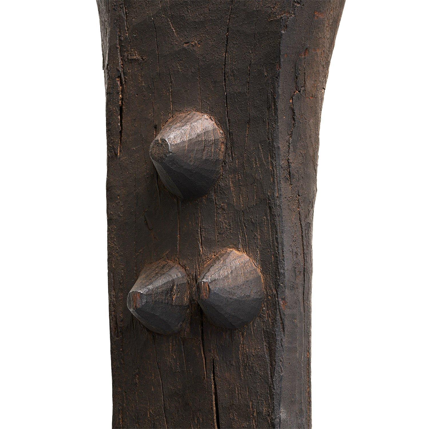 Wood Large Dogon House Post, Mali For Sale