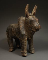 19th Century Large Buffalo Statue from Burma